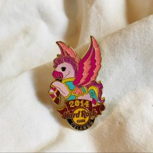 Hard Rock Orlando Pin 2014 Rainbow Unicorn